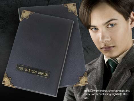 Replica the noble collection harry potter diario de tom riddle pulgadasvoldemortpulgadas