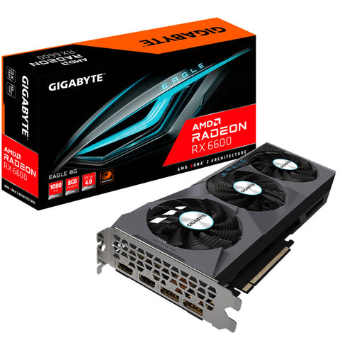 Tarjeta grafica gigabyte radeon rx 6600 eagle 8gb