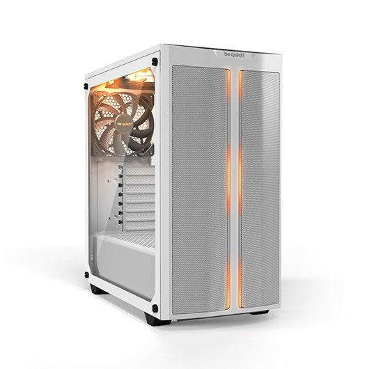 Caja ordenador gaming atx be quiet! pure base 500dx white tira led argb frontal -  cristal templado -  3x ventilador 140