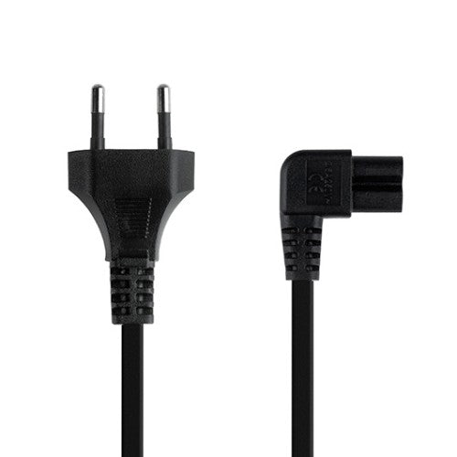 Cable alimentacion tipo philip nanocable 1.8m negro 1.8m - cee7 - 16 - m - c7 - acodado