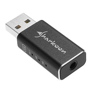 Tarjeta de sonido sharkoon gaming dac pro s v2 usb