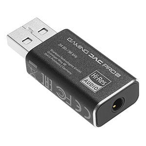 Tarjeta de sonido sharkoon gaming dac pro s v2 usb