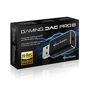 Tarjeta de sonido sharkoon gaming dac pro s v2 usb