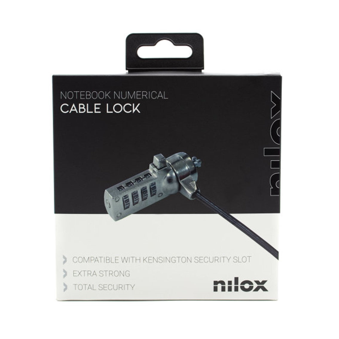 Cable seguridad para portatil nilox combinacion 4 digitos 1.5m