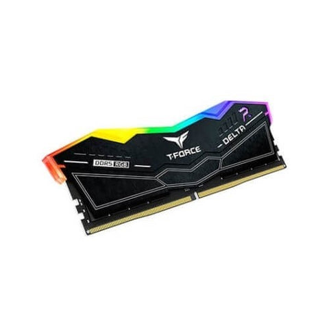 Memoria ram ddr5 32gb 2x16gb teamgroup delta - 6200mhz -  pc5 49600 - black rgb - cl 38 - 1.25v