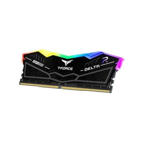 Memoria ram ddr5 32gb 2x16gb teamgroup delta - 6200mhz -  pc5 49600 - black rgb - cl 38 - 1.25v