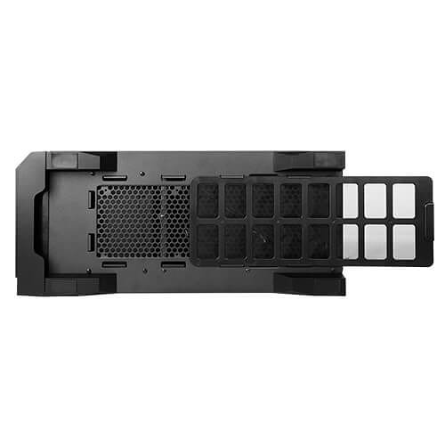 Caja ordenador gaming antec p101s eatx 2 x usb 2.0 2 x usb 3.2 sin fuente negro