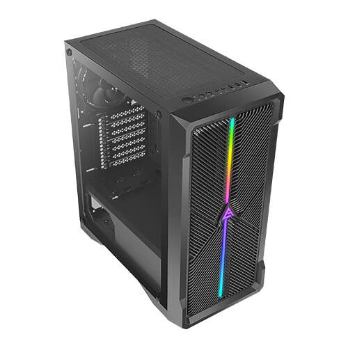 Caja ordenador gaming antec nx420 atx 2 x usb 2.0 1 x usb 3.0 sin fuente argb