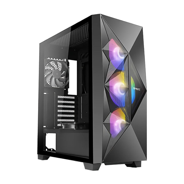 Caja ordenador gaming antec df800 flux atx 2 x usb 3.0 sin fuente negro rgb