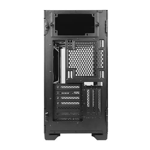 Caja ordenador gaming antec p120 crystal atx 2 x usb 3.2 sin fuente negro