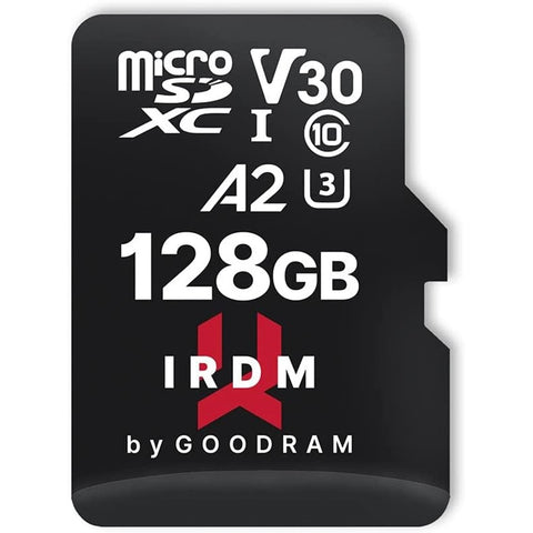 Tarjeta de memoria micro sd goodram 128gb cl10 uhs - i u3 a2 v30