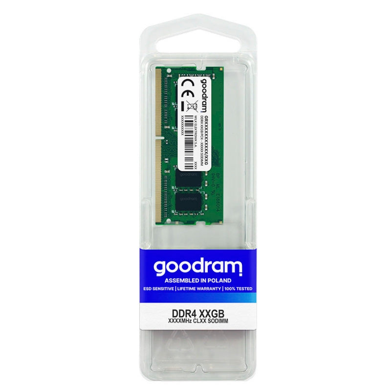 Memoria ram ddr4 goodram 16gb - sodimm - 2666mhz - pc4 21300 - cl19