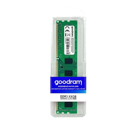 Memoria ram ddr3 goodram 8gb - 1333mhz - pc3 10600 - cl9 - 1.5v