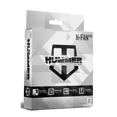 Ventilador caja nox hummer h - fan led blanco 120mm