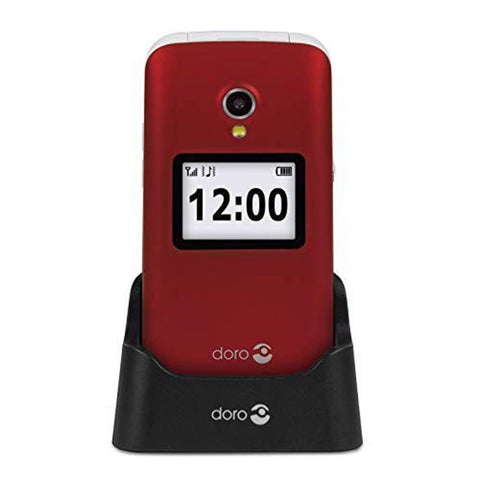 Telefono movil senior doro 2424 2.4pulgadas 16mb 8mb rojo t3mpx