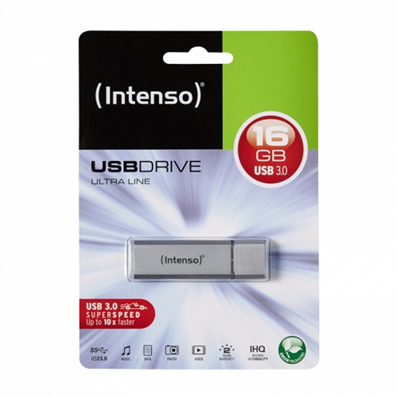 Memoria usb 3.2 intenso ultra 16gb aluminio