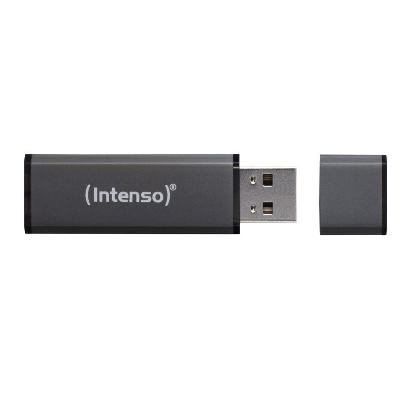 Memoria usb 2.0 intenso alu line 128gb aluminio antracita