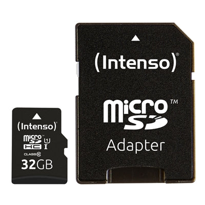 Tarjeta micro sd intenso 32gb uhs - i cl10 + adaptador sd