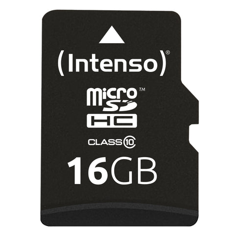 Tarjeta microsd intenso 16gb cl10 + adaptador sd