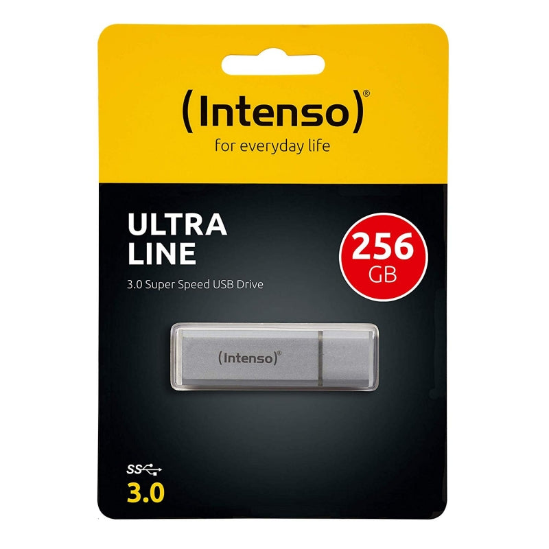 Memoria usb 3.2 intenso ultra 256gb aluminio