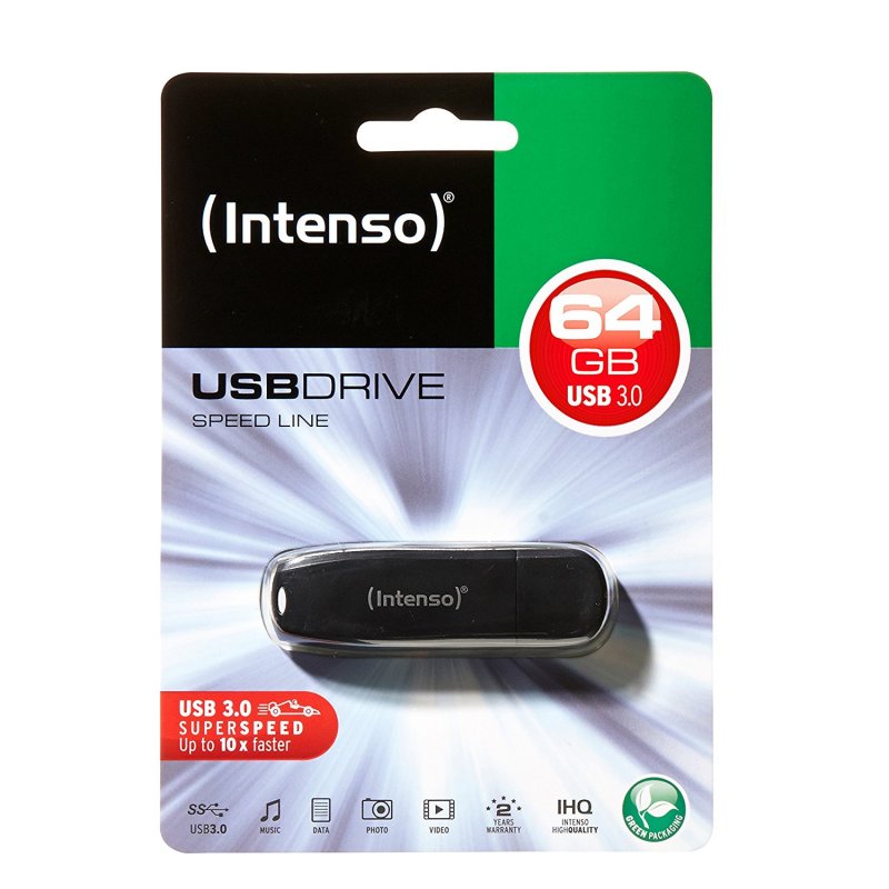 Memoria usb 3.0 intenso speed 64gb