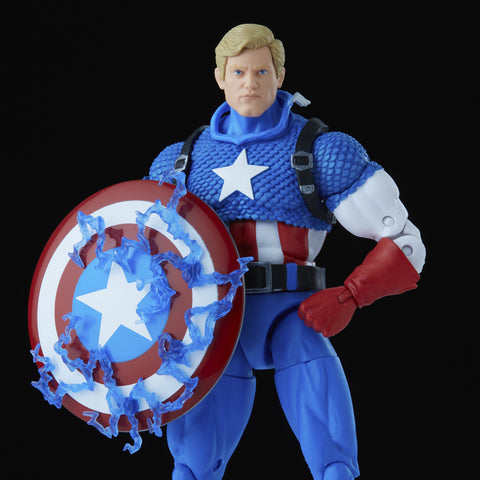 Figura hasbro capitan america 15 cm 20 aniversario serie 1 marvel legends f34395l0