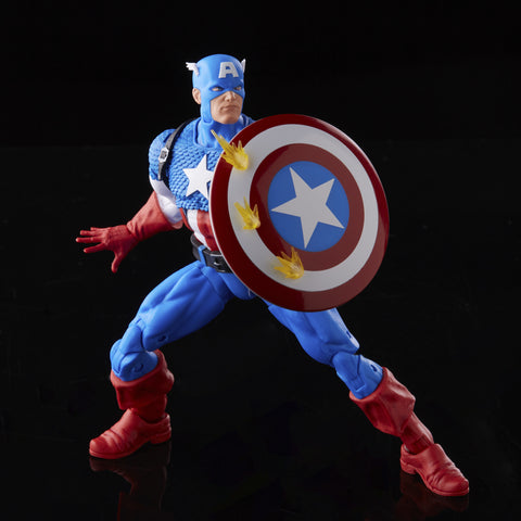 Figura hasbro capitan america 15 cm 20 aniversario serie 1 marvel legends f34395l0