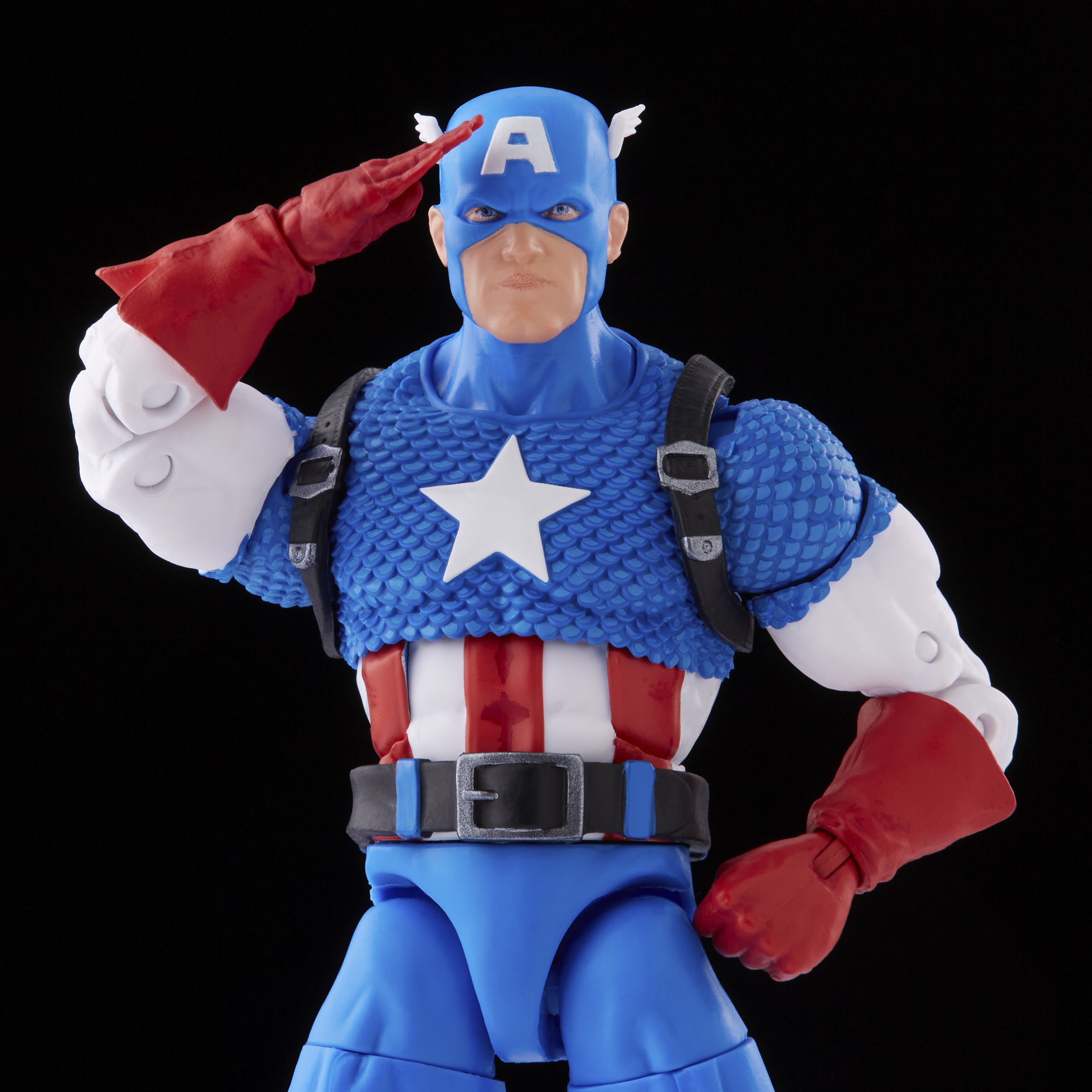 Figura hasbro capitan america 15 cm 20 aniversario serie 1 marvel legends f34395l0