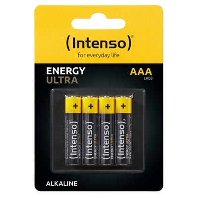 Pack de pilas alcalinas intenso energy ultra aaa lr03 4 unidades