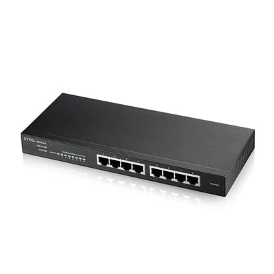 Switch 8 puertos zyxel gs1915 - 8 gigabit ethernet nebula fanless