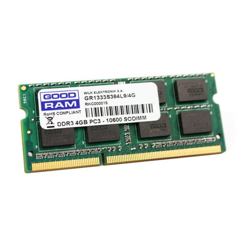 Memoria ram ddr3 goodram 4gb - 1600mhz - pc4 - 12800 - sodimm - cl11 - 1.35v