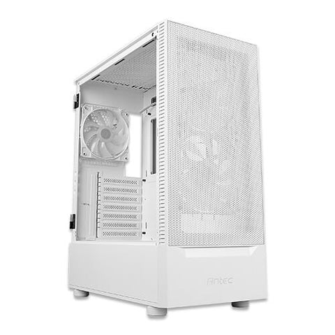 Caja ordenador gaming antec nx410 atx 2 x usb 2.0 1 x usb 3.0 sin fuente blanco rgb