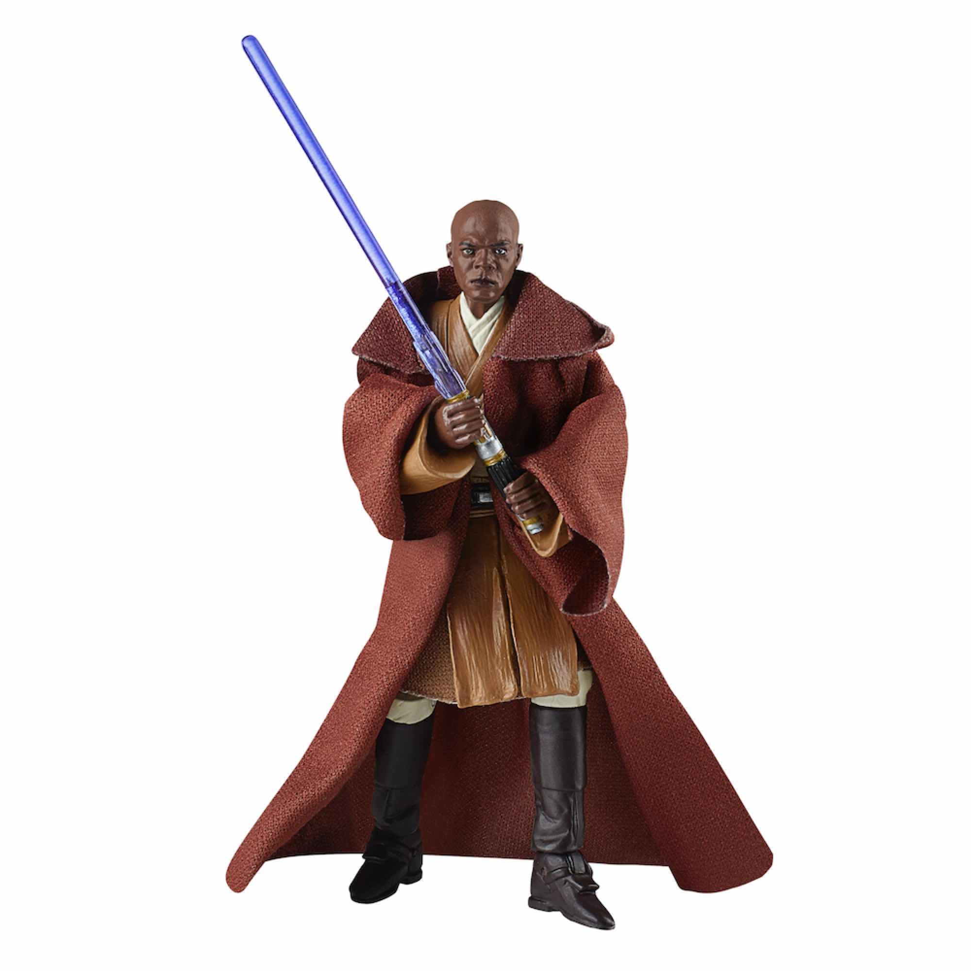 Figura hasbro mace windu 9 -5 cm sw el ataque de los clones star wars vintage f44955x0