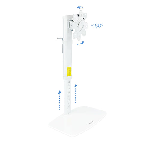 Soporte de mesa tv tooq 17 - 27pulgadas blanco