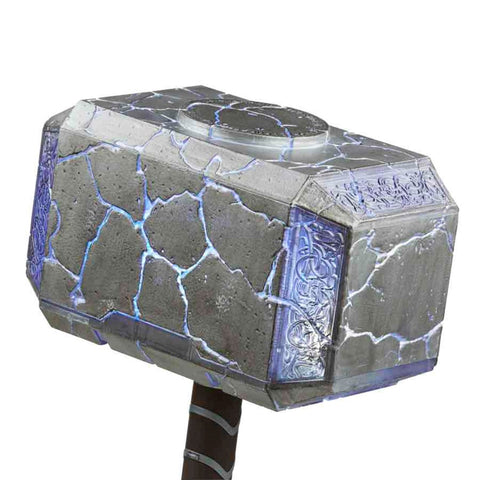 Replica hasbro mjolnir martillo electronico premium 1:1 mighty thor love and thunder