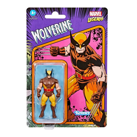 Figura hasbro wolverine  9.5 cm marvel legends retro