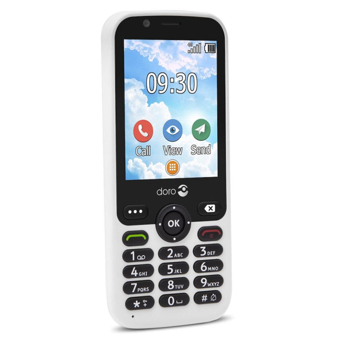 Telefono movil senior doro 7010 blanco - 2.8pulgadas - 4gb rom - 512mb ram - 3mpx - 1600mah