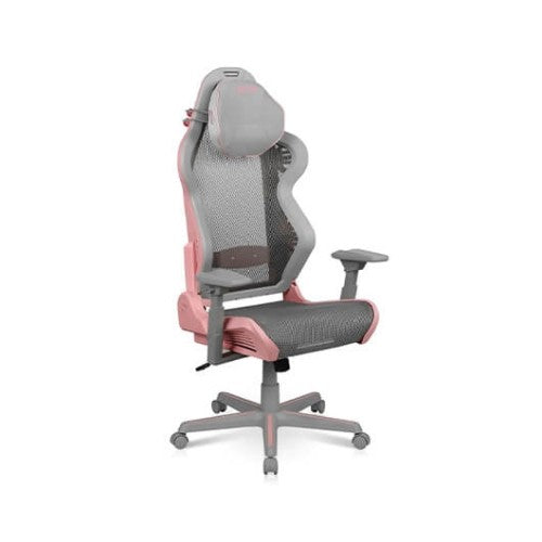 Silla gaming dxracer air pink - grey peso soportado 150kg -  reposabrazos 4d -  malla -  air - r1s - gp.g - e1