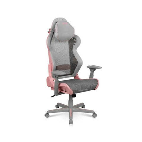 Silla gaming dxracer air pink - grey peso soportado 150kg -  reposabrazos 4d -  malla -  air - r1s - gp.g - e1