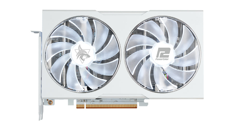 Tarjeta grafica powercolor radeon rx 6650xt hellhound 8gb gddr6 white