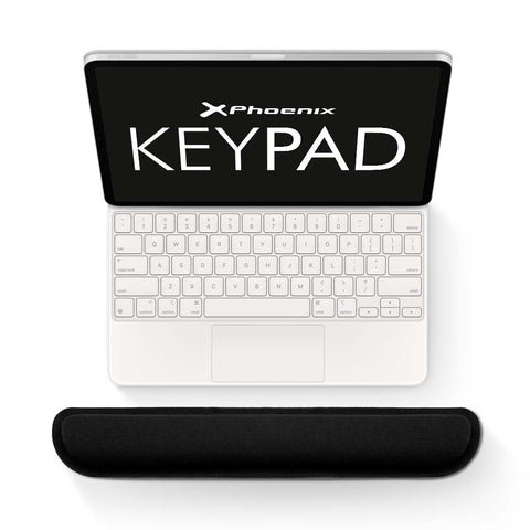 Phoenix keypad reposamuñecas ergonómico espuma con memoria alta densidad negro