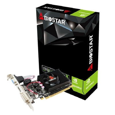 Tarjeta grafica biostar nvidia gt 610 2gb ddr3 hdmi d - sub dvi pci express 2.0