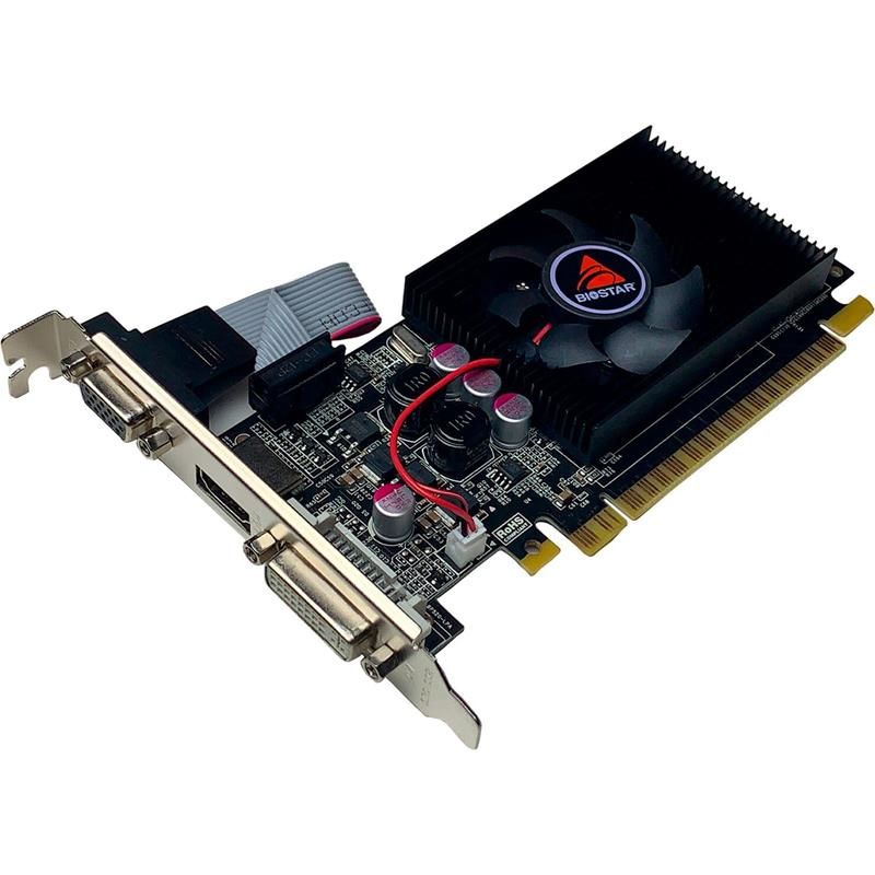 Tarjeta grafica biostar nvidia gt 610 2gb ddr3 hdmi d - sub dvi pci express 2.0