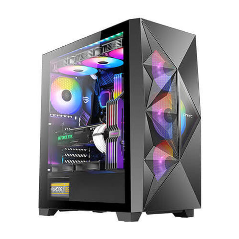 Caja ordenador gaming antec df800 atx 2 x usb 3.0 sin fuente argb