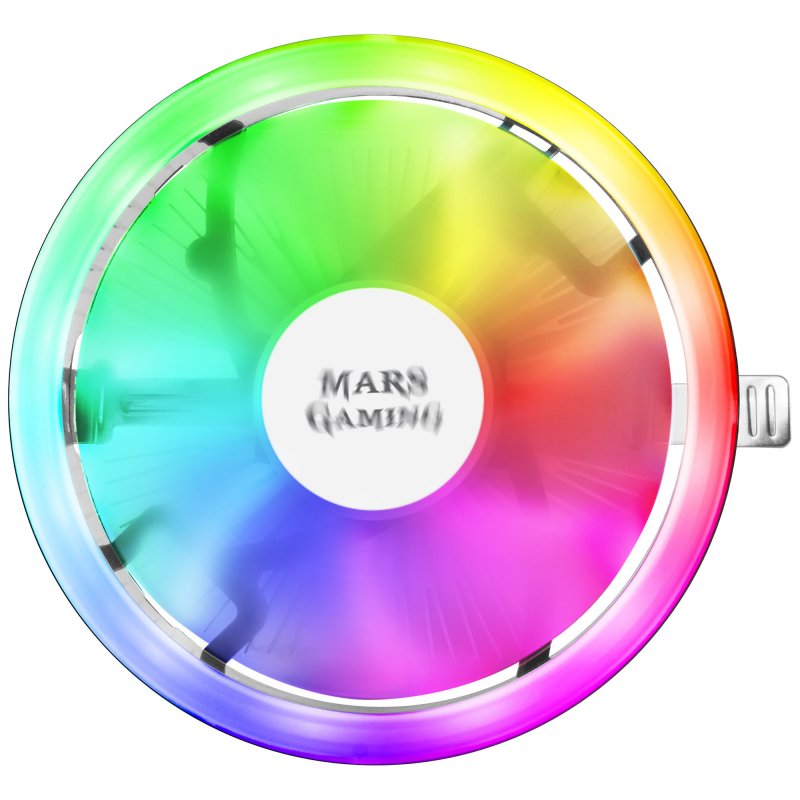 Ventilador disipador cpu mars gaming mcpu120 120mm rgb