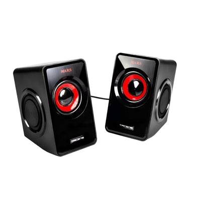 Altavoces mars gaming ms1 2.0 negro - rojo