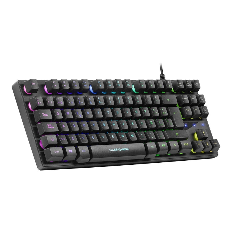 Teclado mars gaming mktkl usb rgb mecanico negro