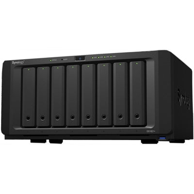 Servidor nas synology disk station ds1821+ 4 gb 8 bahias raid ethernet gigabit