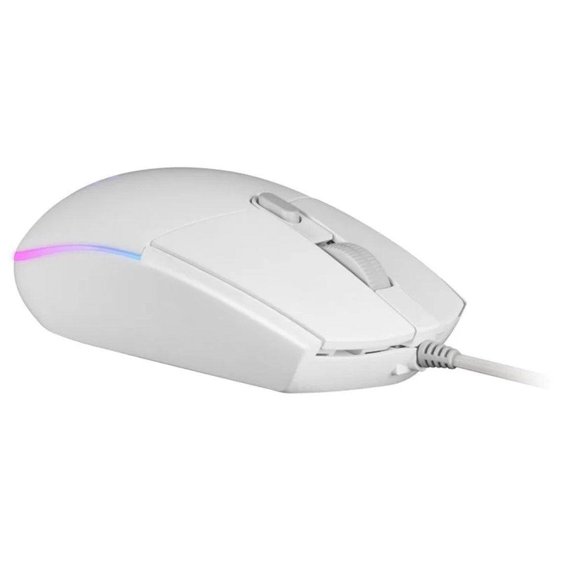 Mouse raton mars gaming mmgw optico usb 6 botones 3200ppp rgb blanco