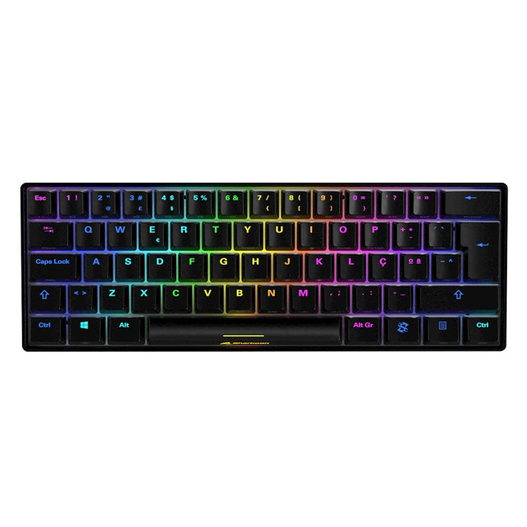 Teclado gaming sharkoon skiller sgk50 s4 kailh red negro portugues